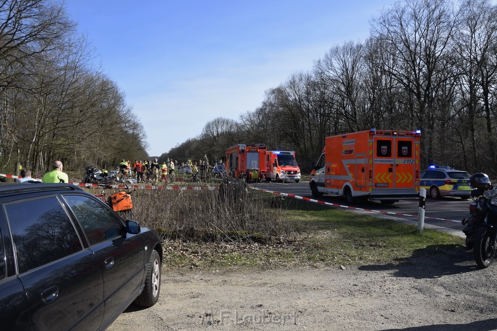 Schwerer VU Krad Fahrrad Koeln Porz Alte Koelnerstr P023.JPG - Miklos Laubert